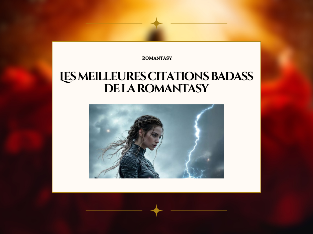 Les meilleures badass citations romantasy